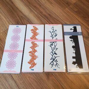 New Quickutz Dies Tabletop Die-cutting tools 12" Cutting Mats 4 Piece Lot